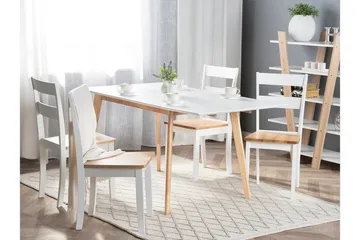 Medio Spisebord 155 cm - Hvit - Møbler - Bord - Spisebord & kjøkkenbord