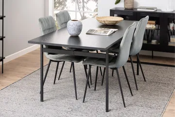 Mehoopany Spisebord 200x90 cm - Sort - Møbler - Bord - Spisebord & kjøkkenbord