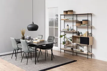 Mehoopany Spisebord 200x90 cm - Sort - Møbler - Bord - Spisebord & kjøkkenbord