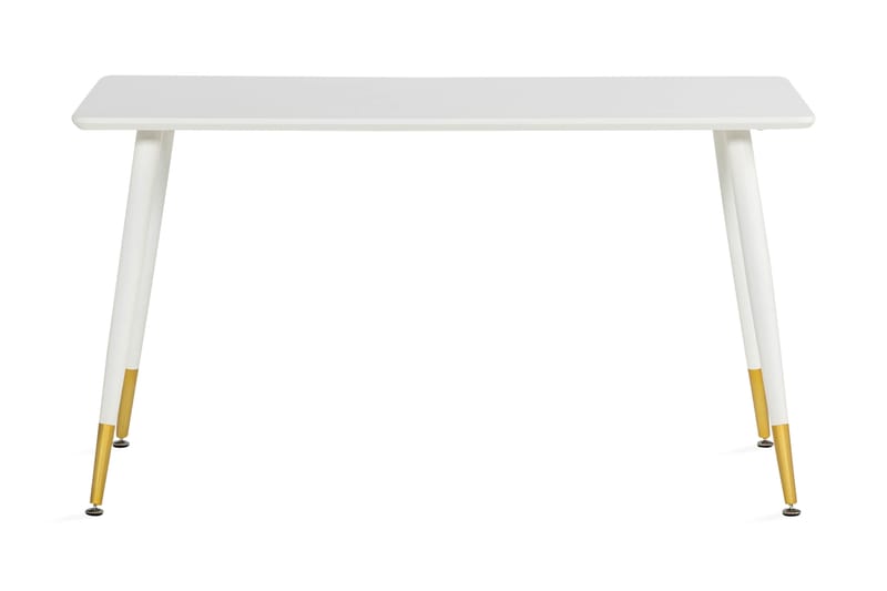 Melbana Spisebord 140 cm - Hvit/Svart - Spisebord & kjøkkenbord