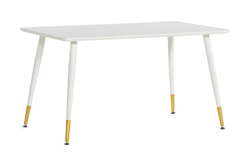 Melbana Spisebord 140 cm - Hvit/Svart - Spisebord & kjøkkenbord