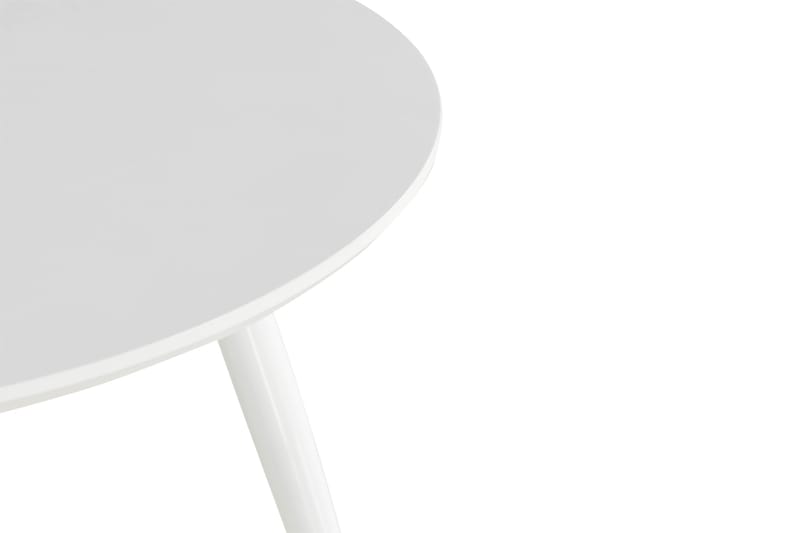 Melbana Spisebord 90 cm - Hvit - Spisebord & kjøkkenbord