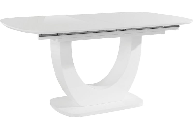 Melfort Spisebord Ovalt 160 cm - Hvit - Møbler - Bord - Spisebord & kjøkkenbord