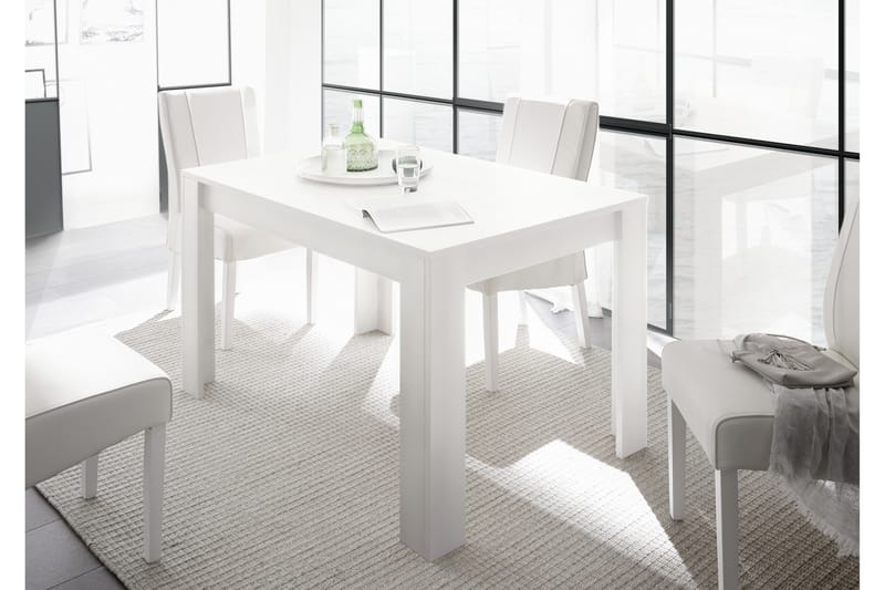 Midas Spisebord 137 cm - Hvit - Møbler - Bord - Spisebord & kjøkkenbord