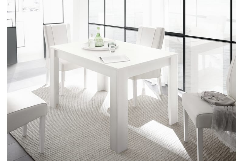 Midas Spisebord 137 cm - Hvit - Spisebord & kjøkkenbord