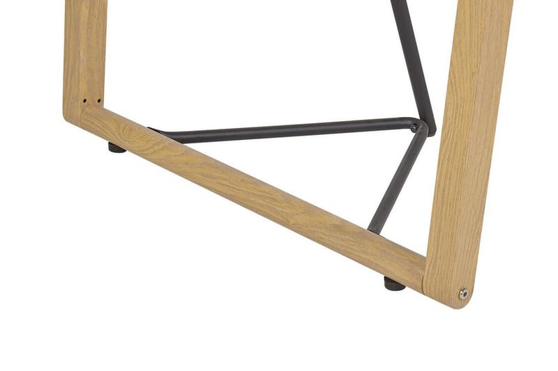 Minter Spisebord 140 cm - Glass/Lysebrun/Svart - Møbler - Bord - Spisebord & kjøkkenbord