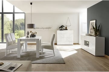 Mironne Forlengningsbart Spisebord 180 cm - Hvit - Møbler - Bord - Spisebord & kjøkkenbord