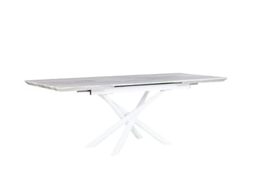 Moirax Spisebord 200 cm Sammenleggbart - Hvit - Møbler - Bord - Spisebord & kjøkkenbord