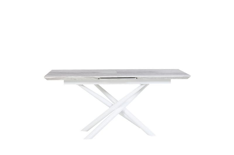 Moirax Spisebord 200 cm Sammenleggbart - Hvit - Møbler - Bord - Spisebord & kjøkkenbord