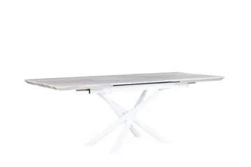 Moirax Spisebord 200 cm Sammenleggbart - Hvit - Møbler - Bord - Spisebord & kjøkkenbord