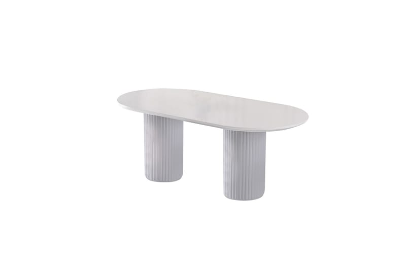 Murat Spisebord 200 cm - Hvit - Møbler - Bord - Spisebord & kjøkkenbord