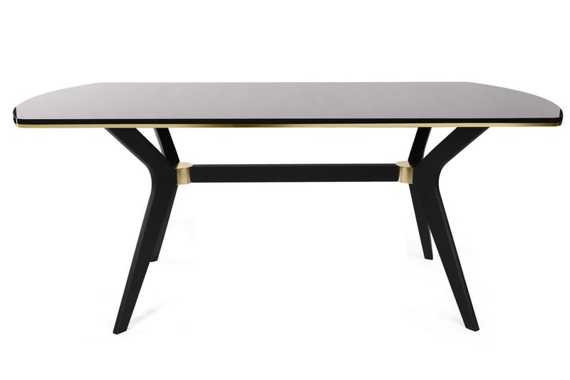 Nanku Spisebord 180 cm - Brun/Gull/Svart - Spisebord & kjøkkenbord