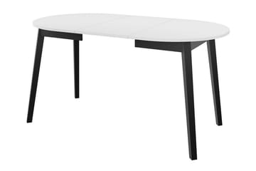 Narberth Lite Uttrekkbart Rundt Spisebord 90 cm med Betonglook - Lysegrå - Møbler - Bord - Spisebord & kjøkkenbord