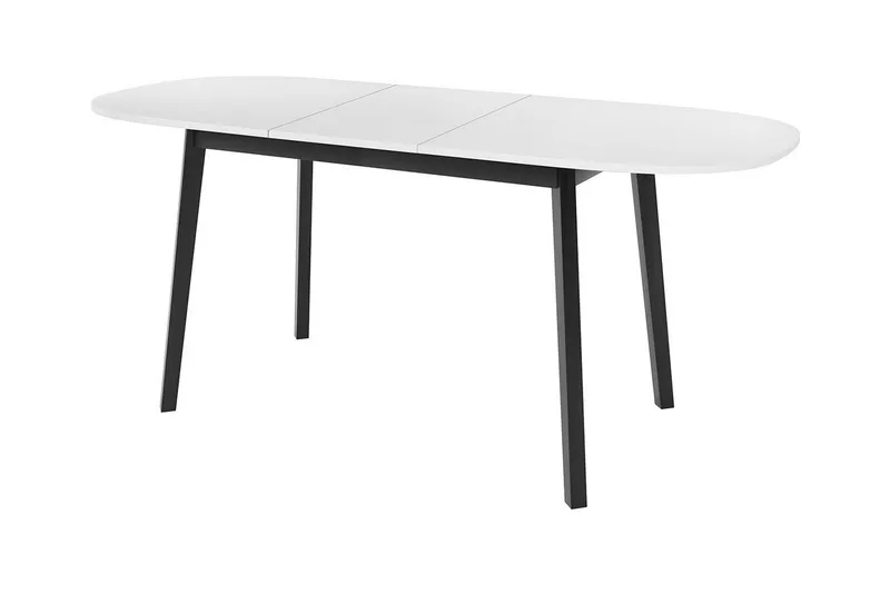 Narberth Uttrekkbart Ovalt Spisebord 150 cm med Betongutseende - Lysegrå - Møbler - Bord - Spisebord & kjøkkenbord