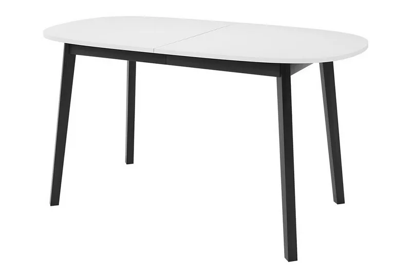 Narberth Utvidbart Oval Spisebord 150 cm i Malt Tre, Hvit