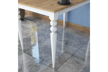 Naryani Spisebord 120 cm - Valnøtt/Hvit - Møbler - Bord - Spisebord & kjøkkenbord