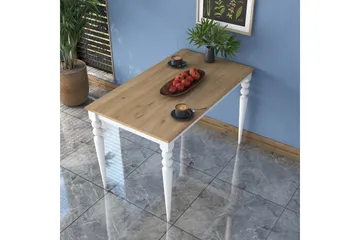 Naryani Spisebord 120 cm - Valnøtt/Hvit - Møbler - Bord - Spisebord & kjøkkenbord