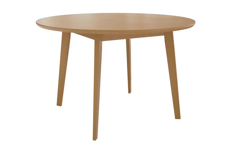 Natur Rundt Spisebord i Tre, Beige