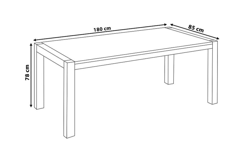 Natura Spisebord 180 cm - Tre / Natur - Spisebord & kjøkkenbord