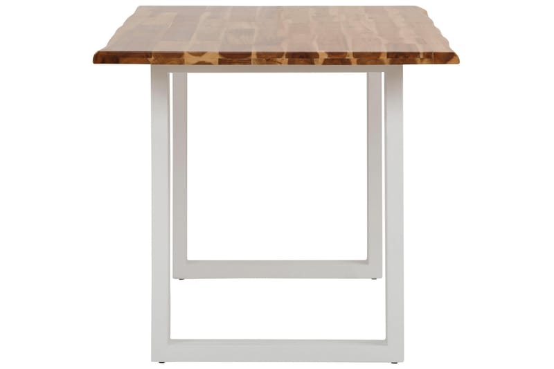 Netan Spisebord 140 cm - Akasie Brun / Hvit - Spisebord & kjøkkenbord