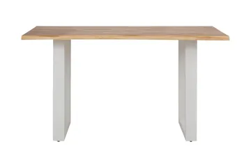 Netan Spisebord 140 cm - Akasie Brun / Hvit - Møbler - Bord - Spisebord & kjøkkenbord