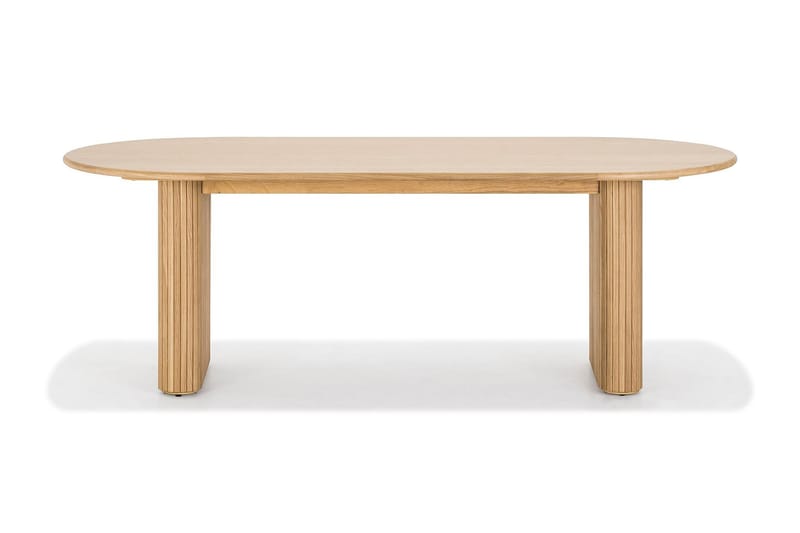 Noira Ovalt Spisebord 220 cm - Natur - Spisebord & kjøkkenbord