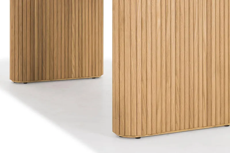 Noira Ovalt Spisebord 220 cm - Natur - Møbler - Bord - Spisebord & kjøkkenbord