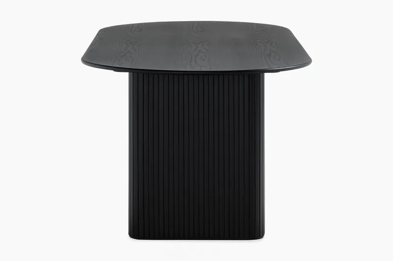 Noira Ovalt Spisebord 220 cm - Svart - Møbler - Bord - Spisebord & kjøkkenbord