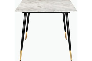 Oktoos Spisebord 120 cm - Grå/Hvit/Svart/Guld - Møbler - Bord - Spisebord & kjøkkenbord
