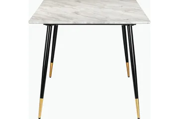 Oktoos Spisebord 120 cm - Grå/Hvit/Svart/Guld - Møbler - Bord - Spisebord & kjøkkenbord