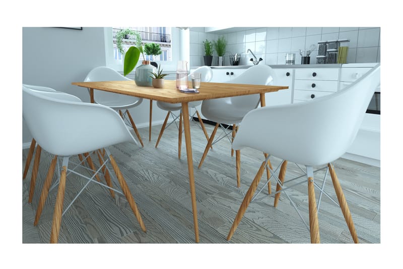 Oktoos Spisebord 160 cm - Natur - Møbler - Bord - Spisebord & kjøkkenbord