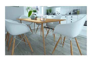Oktoos Spisebord 160 cm - Natur - Møbler - Bord - Spisebord & kjøkkenbord