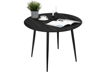 Oktoos Spisebord Rundt 100 cm - Svart - Møbler - Bord - Spisebord & kjøkkenbord