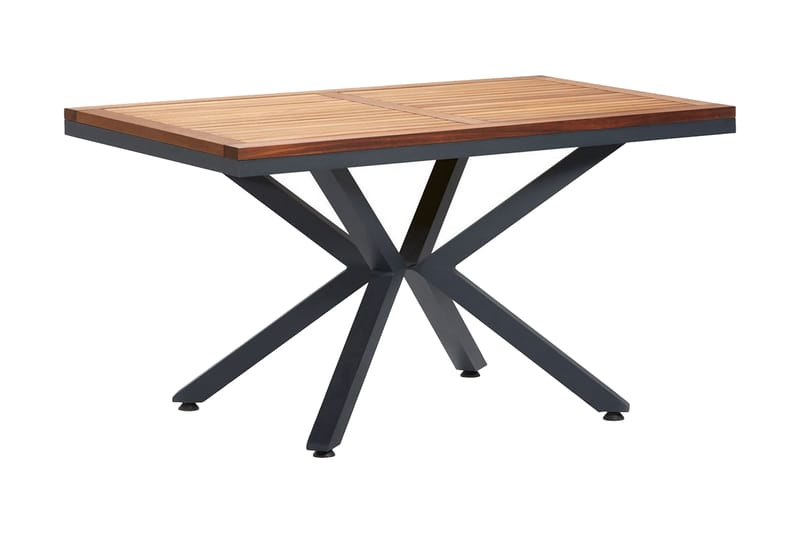 Opperin Spisebord 155x78x155 cm - Flerfarget - Spisebord & kjøkkenbord
