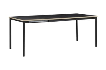 Ozein Spisebord 190 cm Sammenleggbart - Svart - Møbler - Bord - Spisebord & kjøkkenbord