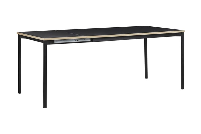 Ozein Spisebord 190 cm Sammenleggbart - Svart - Møbler - Bord - Spisebord & kjøkkenbord