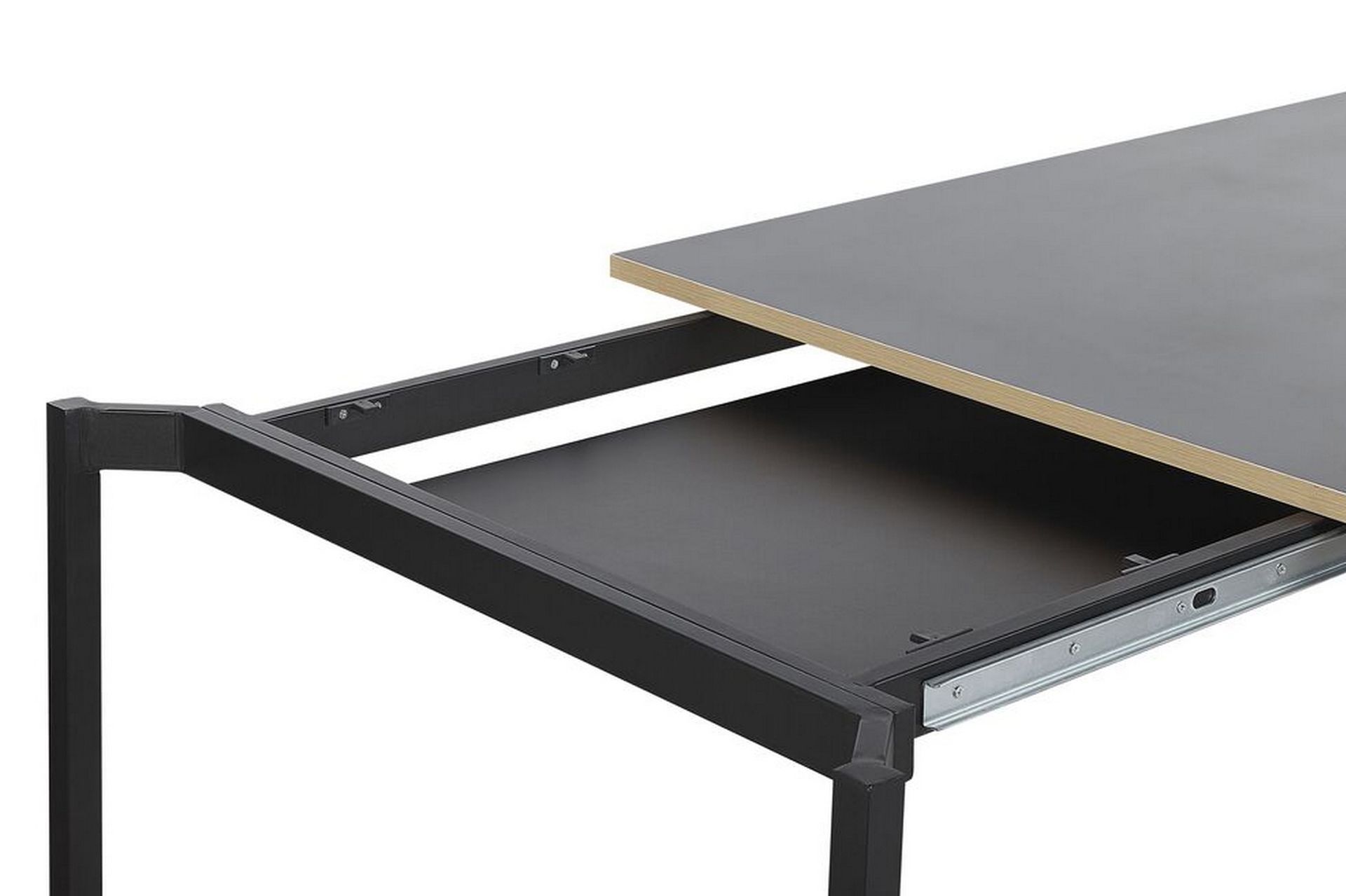 Ozein Spisebord 190 cm Sammenleggbart - Svart - Møbler - Bord - Spisebord & kjøkkenbord