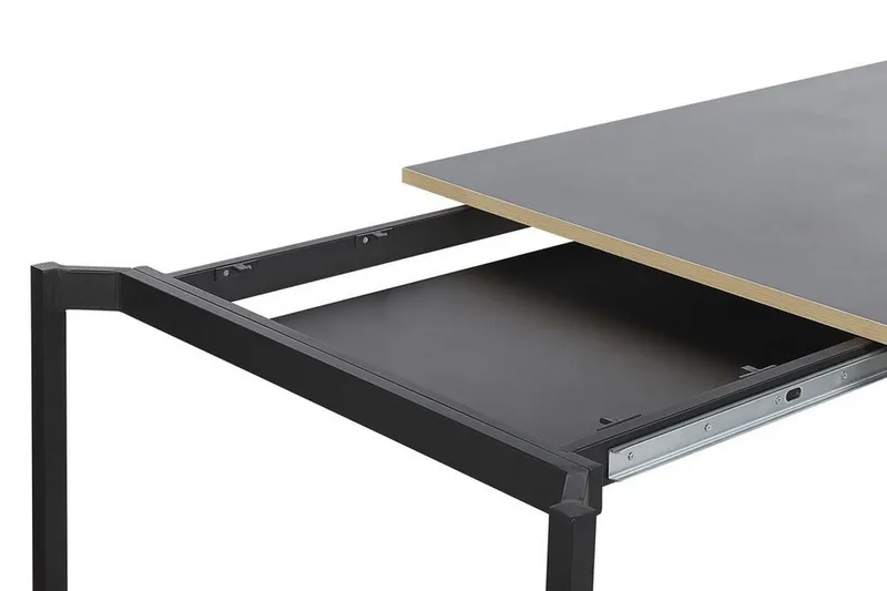 Ozein Spisebord 190 cm Sammenleggbart - Svart - Møbler - Bord - Spisebord & kjøkkenbord