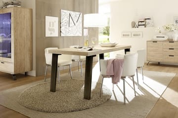 Palma Spisebord 188 cm - Eik/Metall - Møbler - Bord - Spisebord & kjøkkenbord