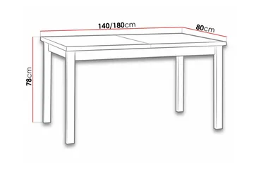 Patrickswell spisebord 80 cm - Møbler - Bord - Spisebord & kjøkkenbord