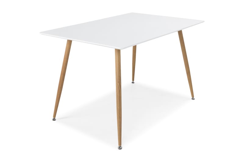 Pelle Spisebord 120 cm - Hvit - Møbler - Bord - Spisebord & kjøkkenbord