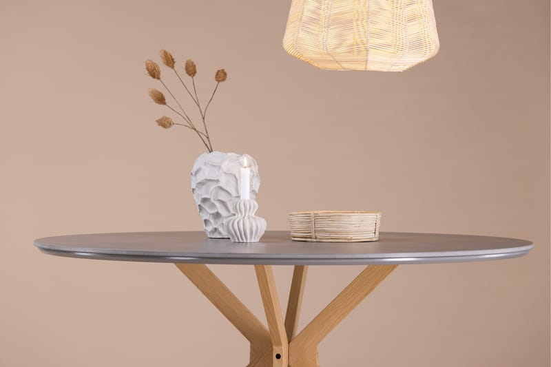 Penny Rundt Spisebord 120 cm - Grå - Spisebord & kjøkkenbord