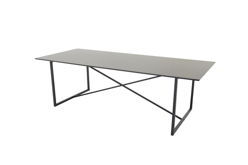 Perlie Spisebord 240x100 cm Svart - Venture Home - Spisebord & kjøkkenbord