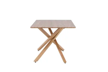 Piazza Rektangulært Spisebord 180 cm med Tre- og Eikeutseende - Brun - Møbler - Bord - Spisebord & kjøkkenbord