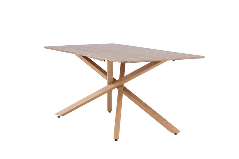 Piazza Rektangulært Spisebord 180 cm med Tre- og Eikeutseende - Brun - Møbler - Bord - Spisebord & kjøkkenbord