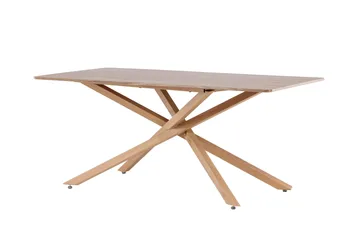 Piazza Rektangulært Spisebord 180 cm med Tre- og Eikeutseende - Brun - Møbler - Bord - Spisebord & kjøkkenbord