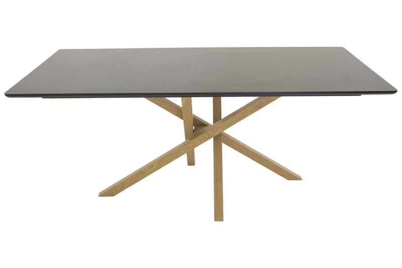 Piazza Spisebord 180x90 cm Svart - Venture Home - Spisebord & kjøkkenbord