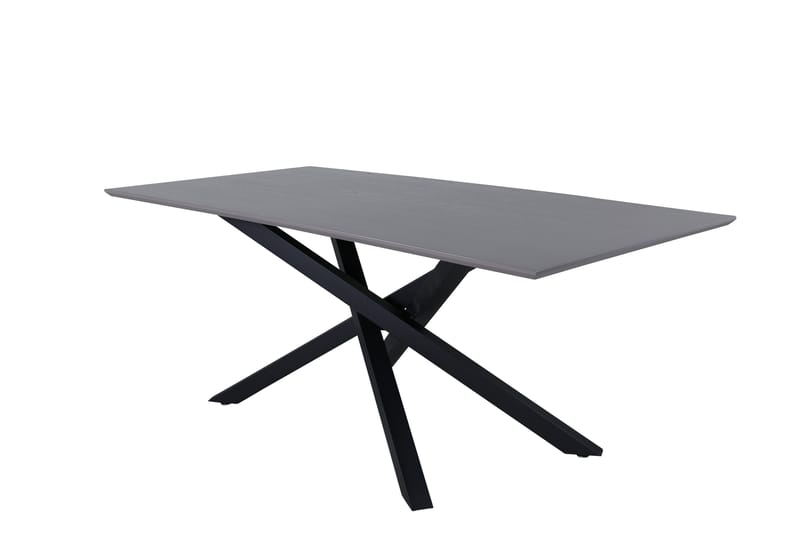Piazza Spisebord 190 cm - Grå/Sort - Møbler - Bord - Spisebord & kjøkkenbord