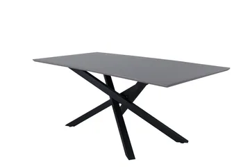 Piazza Spisebord 190 cm - Grå/Sort - Møbler - Bord - Spisebord & kjøkkenbord