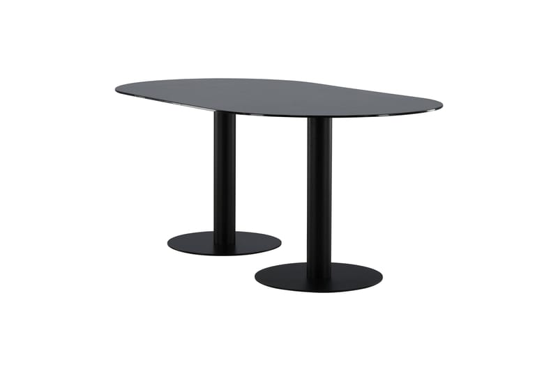 Pillan Spisebord 180 cm Ovalt - Svart - Spisebord & kjøkkenbord